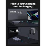پاور بانک 100 وات سه پورت 20000mAh یوگرین مدل PB720 کد 25188 همراه با کابل Type-C
