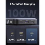 پاور بانک 100 وات سه پورت 20000mAh یوگرین مدل PB720 کد 25188 همراه با کابل Type-C