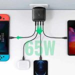 شارژر دیواری ۶۵ وات با 3 پورت USB-C و 1 پورت USB-A یوگرین مدل CD224