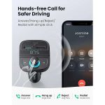 شارژر فندکی 40 وات با سه پورت و فرستنده بلوتوثی و FM یوگرین مدل CD229 کد 80910