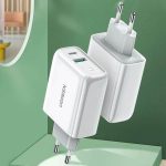 شارژر دیواری ۳۸ وات با دو پورت USB-A و USB-C یوگرین مدل CD170 کد 60468