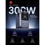 پاور بانک 300 وات و 5 پورت Nexode Pro 48000mAh یوگرین مدل PB770 کد 25286