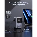 پاور بانک 300 وات و 5 پورت Nexode Pro 48000mAh یوگرین مدل PB770 کد 25286