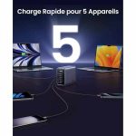 شارژر رومیزی 300 وات Nexode با 5 پورت یوگرین مدل CD333 کد 90903 با دو شاخه EU